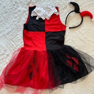 Harley Quinn Girls Costume